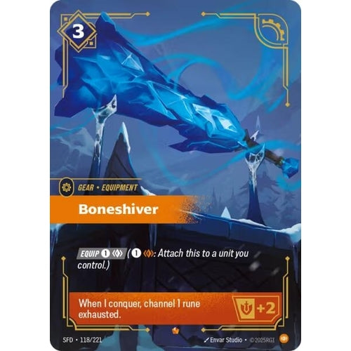 Image for Boneshiver (118/221) (Spiritforged) - Riftbound: League of Legends Trading Card Game