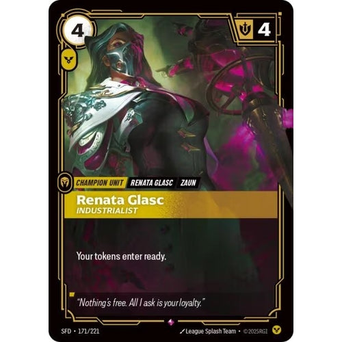 Image for Renata Glasc - Industrialist (171/221) (Spiritforged) - Riftbound: League of Legends Trading Card Game