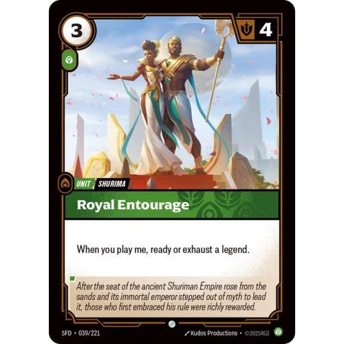 Image for Royal Entourage (039/221) (Spiritforged) - Riftbound: League of Legends Trading Card Game