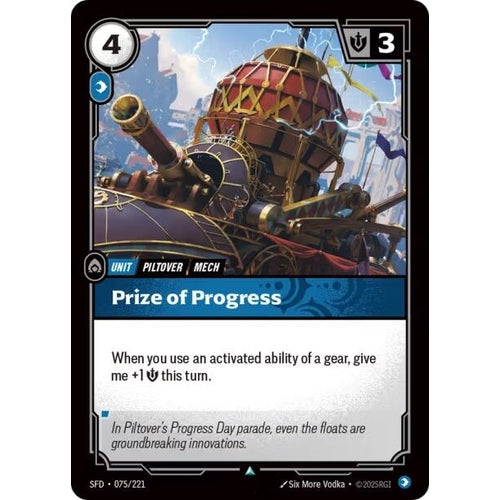 Image for Prize of Progress (075/221) (Spiritforged) - Riftbound: League of Legends Trading Card Game