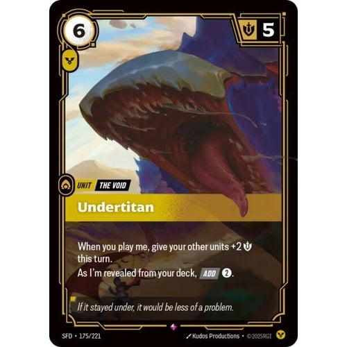 Image for Undertitan (175/221) (Spiritforged) - Riftbound: League of Legends Trading Card Game