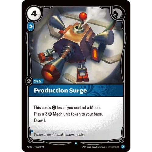 Image for Production Surge (076/221) (Spiritforged) - Riftbound: League of Legends Trading Card Game