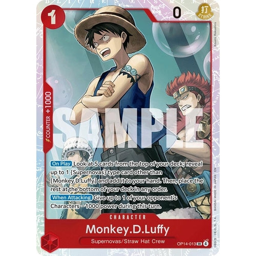 Image for Monkey.D.Luffy - OP14-013 (OP14-013) (The Azure Sea's Seven) - One Piece Card Game