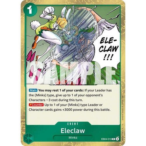Image for Eleclaw (EB04-019) (The Azure Sea's Seven) - One Piece Card Game