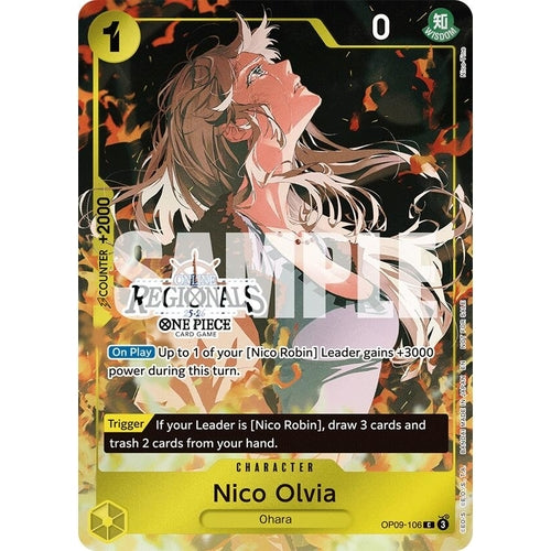 Image for Nico Olvia (Online Regional Participation Pack 2025 Vol.1) (OP09-106) (One Piece Promotion Cards) - One Piece Card Game