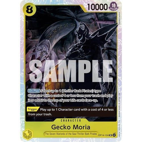 Image for Gecko Moria - OP14-104 (OP14-104) (The Azure Sea's Seven) - One Piece Card Game