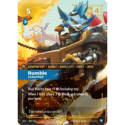 Image for Rumble - Scrapper (089/221) (Spiritforged) - Riftbound: League of Legends Trading Card Game