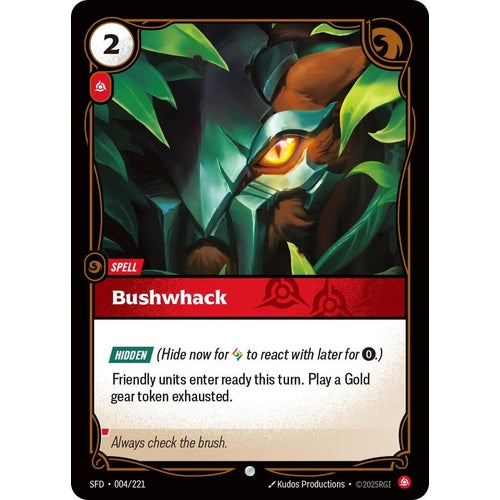 Image for Bushwack (004/221) (Spiritforged) - Riftbound: League of Legends Trading Card Game