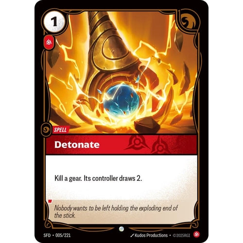 Image for Detonate (005/221) (Spiritforged) - Riftbound: League of Legends Trading Card Game