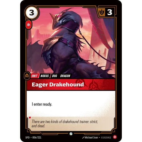 Image for Eager Drakehound (006/221) (Spiritforged) - Riftbound: League of Legends Trading Card Game