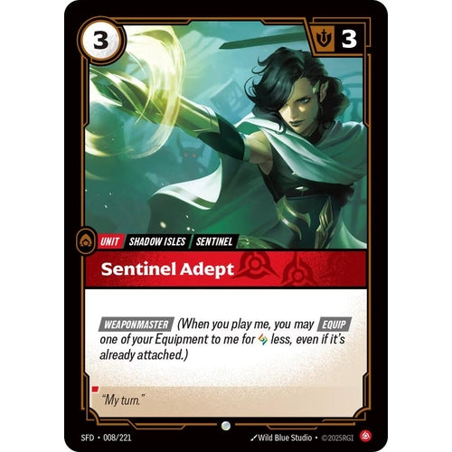 Image for Sentinel Adept (008/221) (Spiritforged) - Riftbound: League of Legends Trading Card Game