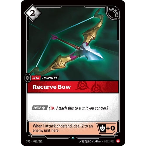 Image for Recurve Bow (016/221) (Spiritforged) - Riftbound: League of Legends Trading Card Game