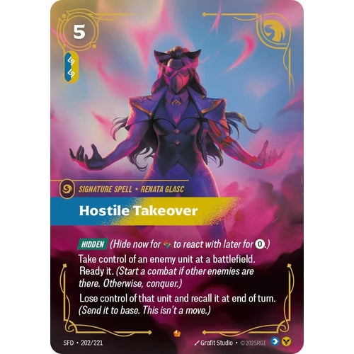 Image for Hostile Takeover (202/221) (Spiritforged) - Riftbound: League of Legends Trading Card Game