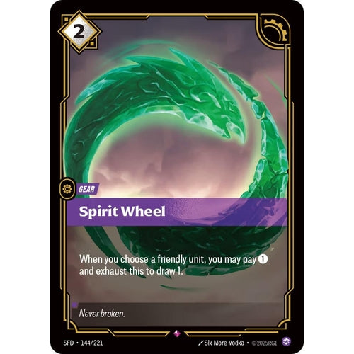 Image for Spirit Wheel (144/221) (Spiritforged) - Riftbound: League of Legends Trading Card Game