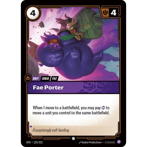 Image for Fae Porter (125/221) (Spiritforged) - Riftbound: League of Legends Trading Card Game