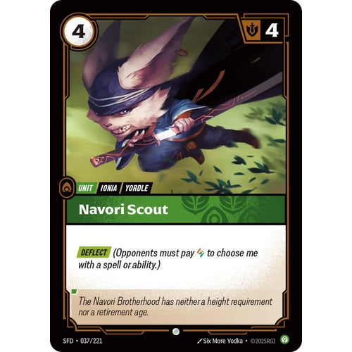 Image for Navori Scout (037/221) (Spiritforged) - Riftbound: League of Legends Trading Card Game
