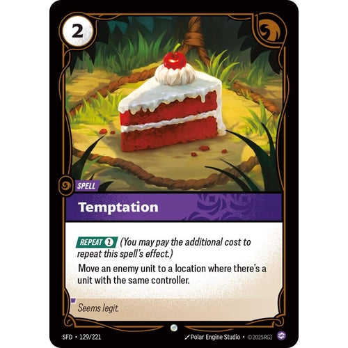Image for Temptation (129/221) (Spiritforged) - Riftbound: League of Legends Trading Card Game