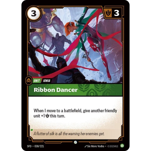 Image for Ribbon Dancer (038/221) (Spiritforged) - Riftbound: League of Legends Trading Card Game
