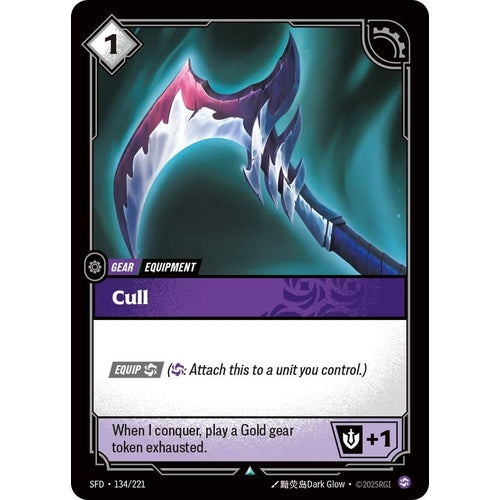 Image for Cull (134/221) (Spiritforged) - Riftbound: League of Legends Trading Card Game
