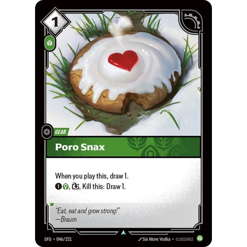 Image for Poro Snax (046/221) (Spiritforged) - Riftbound: League of Legends Trading Card Game