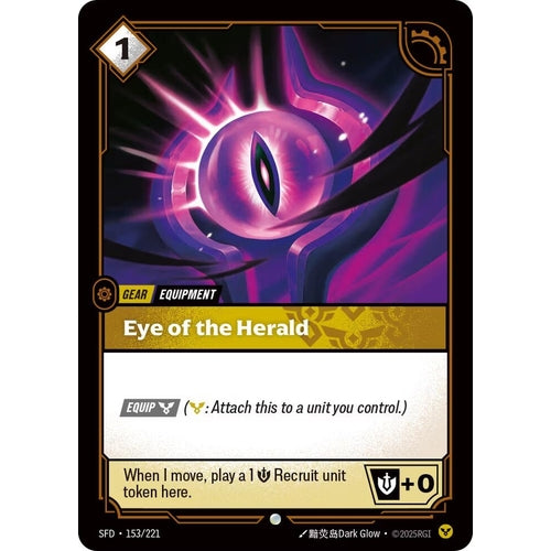 Image for Eye of the Herald (153/221) (Spiritforged) - Riftbound: League of Legends Trading Card Game