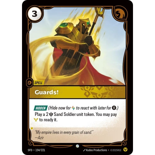 Image for Guards! (154/221) (Spiritforged) - Riftbound: League of Legends Trading Card Game