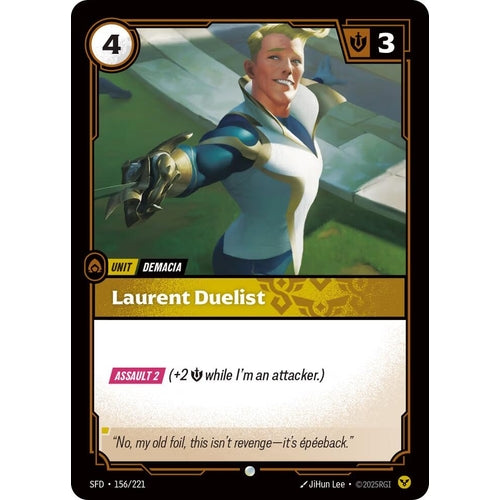 Image for Laurent Duelist (156/221) (Spiritforged) - Riftbound: League of Legends Trading Card Game