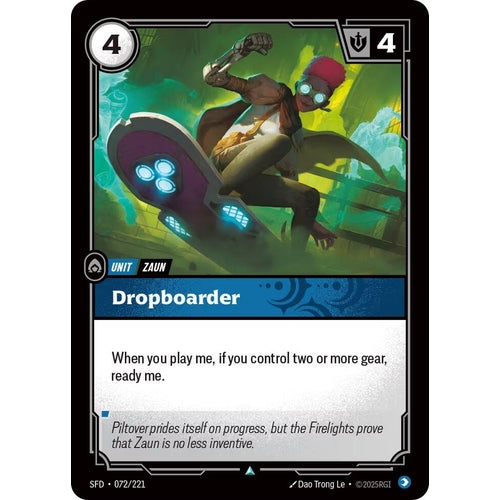 Image for Dropboarder (072/221) (Spiritforged) - Riftbound: League of Legends Trading Card Game