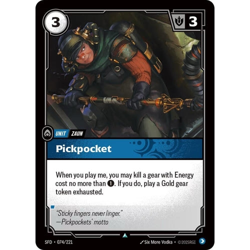 Image for Pickpocket (074/221) (Spiritforged) - Riftbound: League of Legends Trading Card Game
