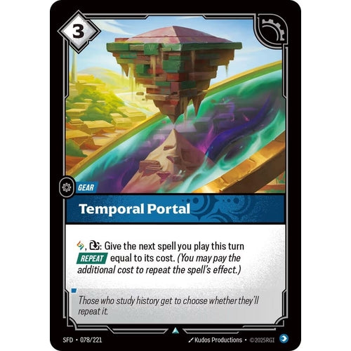 Image for Temporal Portal (078/221) (Spiritforged) - Riftbound: League of Legends Trading Card Game