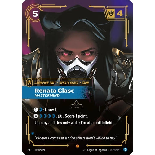 Image for Renata Glasc - Mastermind (088/221) (Spiritforged) - Riftbound: League of Legends Trading Card Game