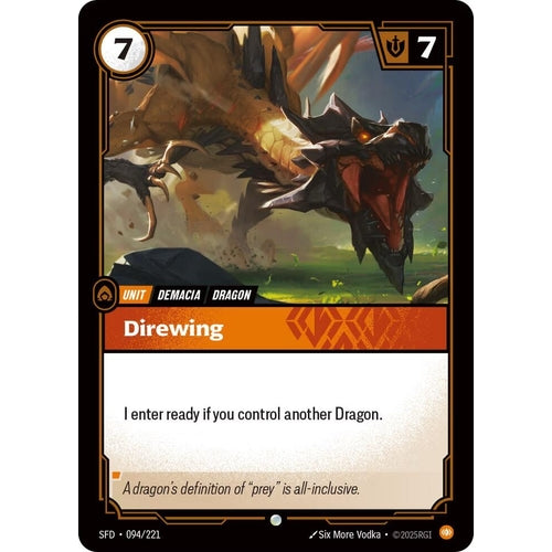 Image for Direwing (094/221) (Spiritforged) - Riftbound: League of Legends Trading Card Game