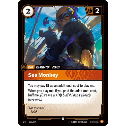 Image for Sea Monkey (098/221) (Spiritforged) - Riftbound: League of Legends Trading Card Game