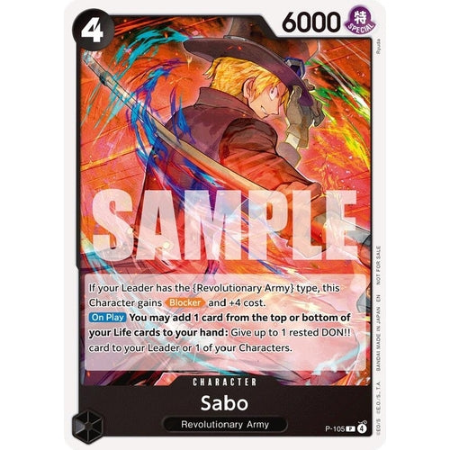 Image for Sabo (Store Tournament 2025 Vol. 4) (P-105) (One Piece Promotion Cards) - One Piece Card Game