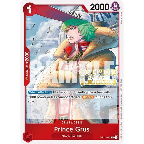 Image for Prince Grus (Judge Pack Vol. 7) (OP11-013) (One Piece Promotion Cards) - One Piece Card Game