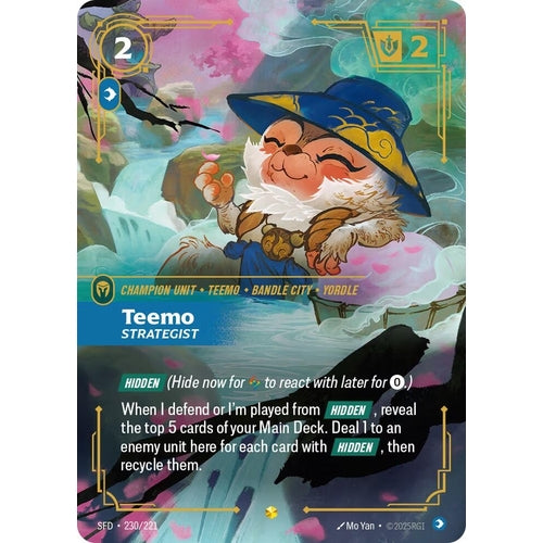 Image for Teemo - Strategist (Overnumbered) (230/221) (Spiritforged) - Riftbound: League of Legends Trading Card Game