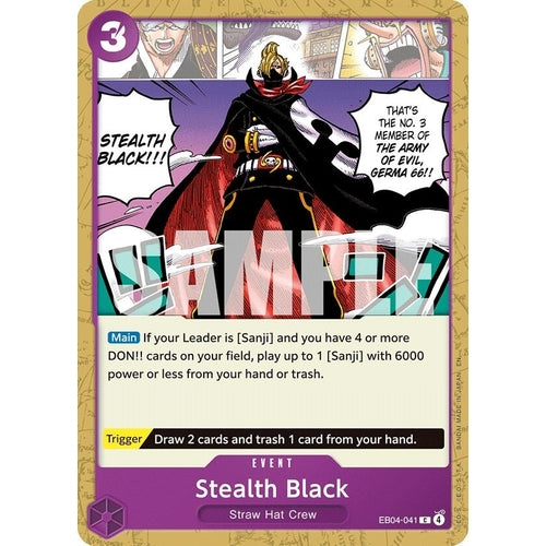 Image for Stealth Black (EB04-041) (The Azure Sea's Seven) - One Piece Card Game