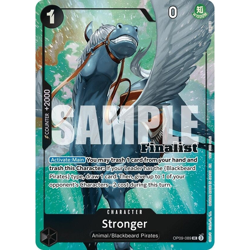 Image for Stronger (CS 25-26 Finalist Card Set 2) (OP09-089) (One Piece Promotion Cards) - One Piece Card Game