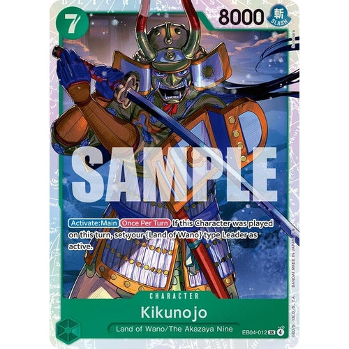 Image for Kikunojo - EB04-012 (EB04-012) (The Azure Sea's Seven) - One Piece Card Game