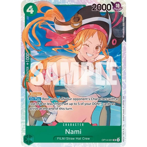 Image for Nami (OP14-031) (The Azure Sea's Seven) - One Piece Card Game