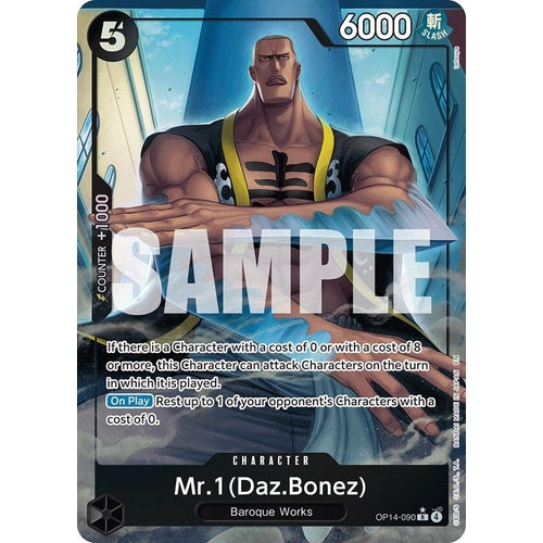 Image for Mr.1 (Daz.Bonez) (Alternate Art) (OP14-090) (The Azure Sea's Seven) - One Piece Card Game