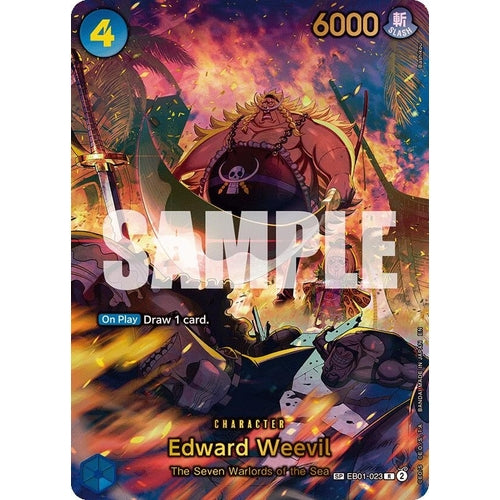Image for Edward Weevil - EB01-023 (SP) (EB01-023) (The Azure Sea's Seven) - One Piece Card Game