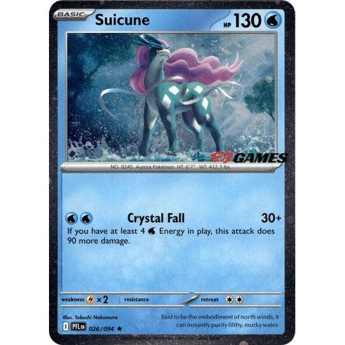 Suicune (EB Games Exclusive) (026/094) (Miscellaneous Cards & Products) - PokéBox Australia