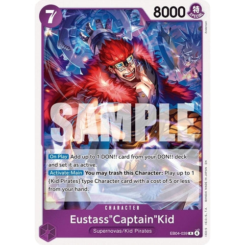 Image for Eustass"Captain"Kid - EB04-039 (EB04-039) (The Azure Sea's Seven) - One Piece Card Game