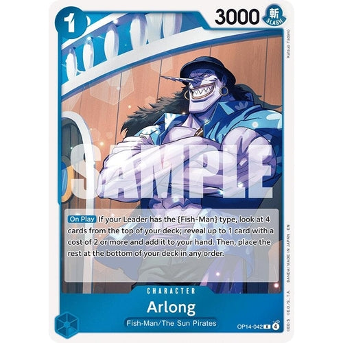 Image for Arlong (OP14-042) (The Azure Sea's Seven) - One Piece Card Game