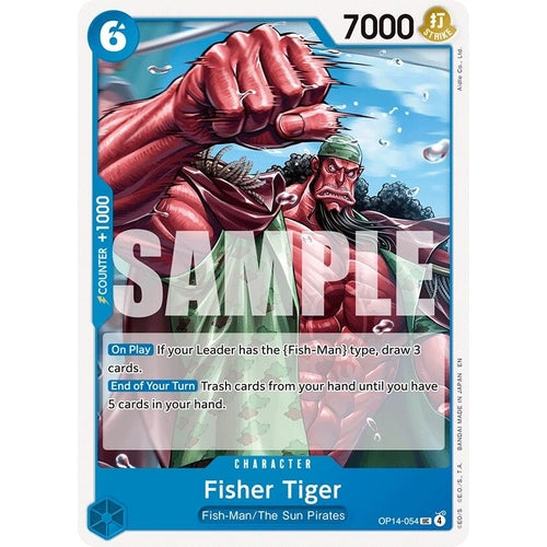 Image for Fisher Tiger (OP14-054) (The Azure Sea's Seven) - One Piece Card Game