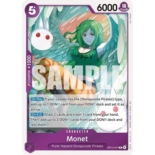 Image for Monet (OP14-074) (The Azure Sea's Seven) - One Piece Card Game