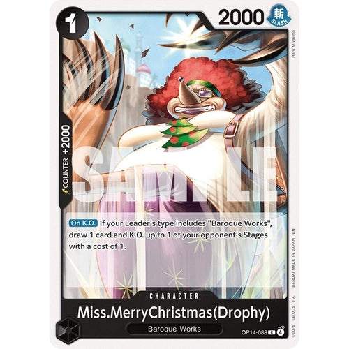 Image for Miss.MerryChristmas(Drophy) (OP14-088) (The Azure Sea's Seven) - One Piece Card Game