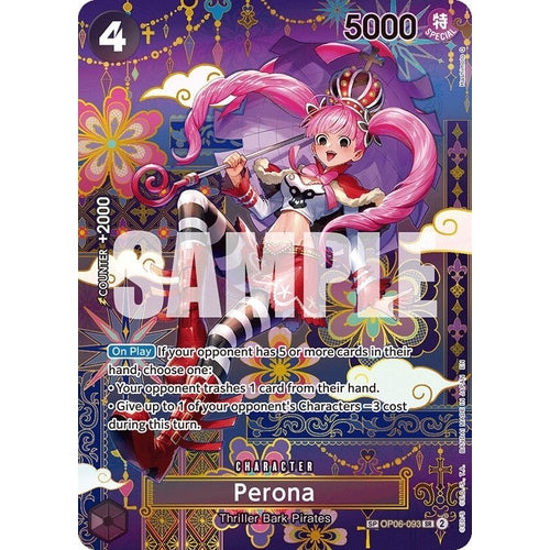 Image for Perona - OP06-093 (SP) (OP06-093) (The Azure Sea's Seven) - One Piece Card Game