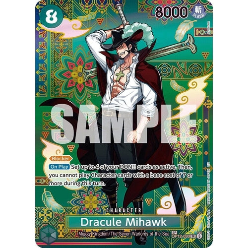 Image for Dracule Mihawk - OP12-030 (SP) (OP12-030) (The Azure Sea's Seven) - One Piece Card Game